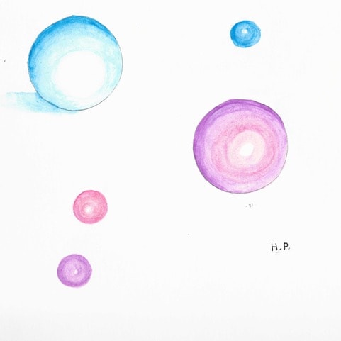 Aidee artwork titled Floating Balls