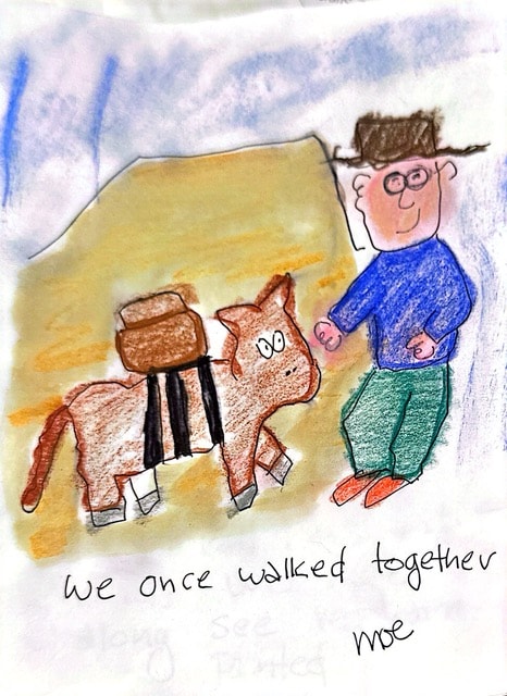 We once walked together. Moe