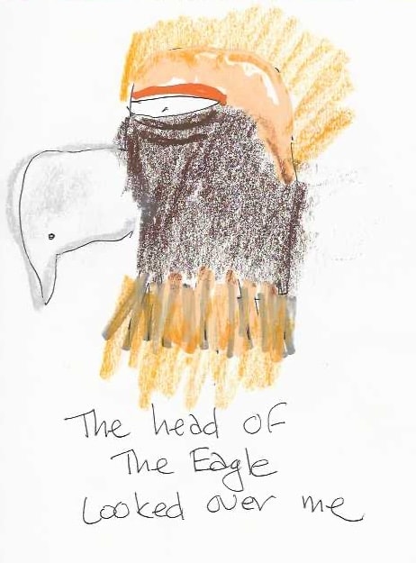 The head of the eagle looked over me — My Circle of Recovery by Moe