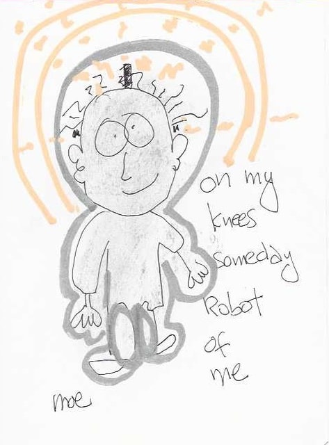 On my knees someday, robot of me — My Circle of Recovery by Moe